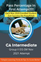 CA Intermediate - Group II EIS-SM Pass Percentage In First Attempt CA Intermediate - Group II EIS-SM Pass Percentage In First Attempt
